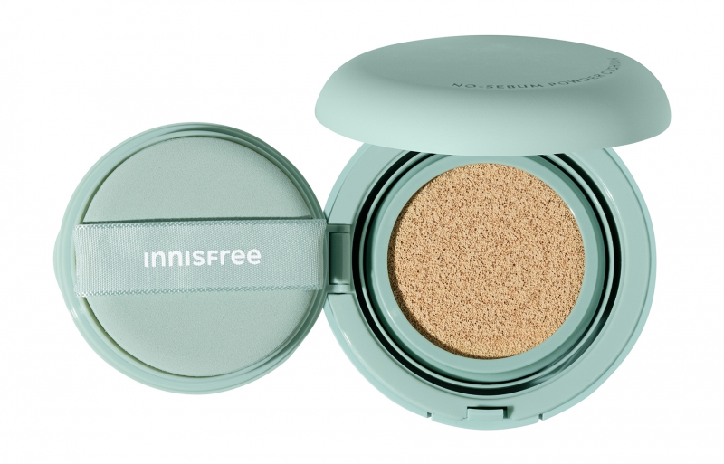 Innisfree No-Sebum Powder Cushion SPF 35 PA++&nbsp;Тональный кушон для лица | 13C Porcelain